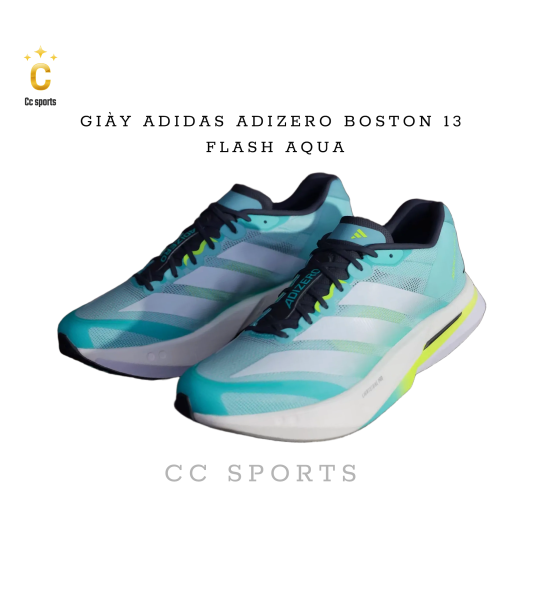 Giày Chạy Bộ Adidas Adizero Boston 13 - Xanh Mint
