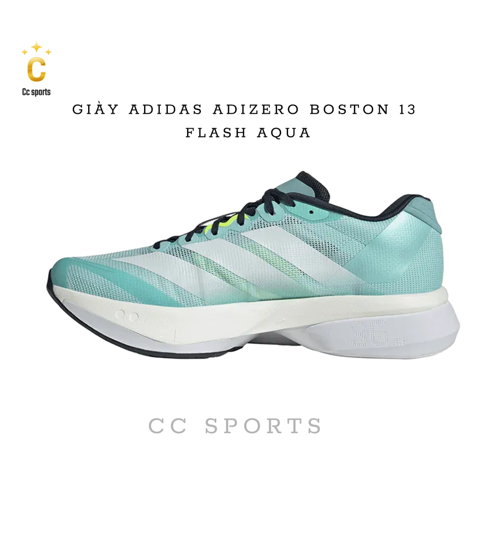 Giày Chạy Bộ Adidas Adizero Boston 13 - Xanh Mint