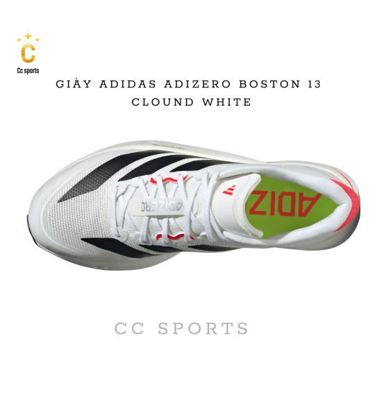 Giày Adidas Adizero Boston 13 ‘White’ JS4932