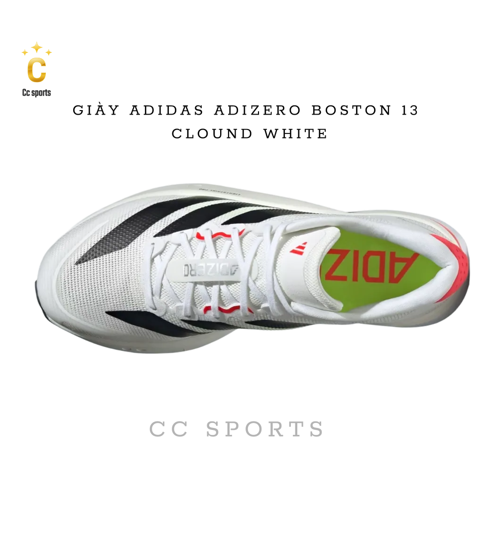Giày Adidas Adizero Boston 13 ‘White’ JS4932