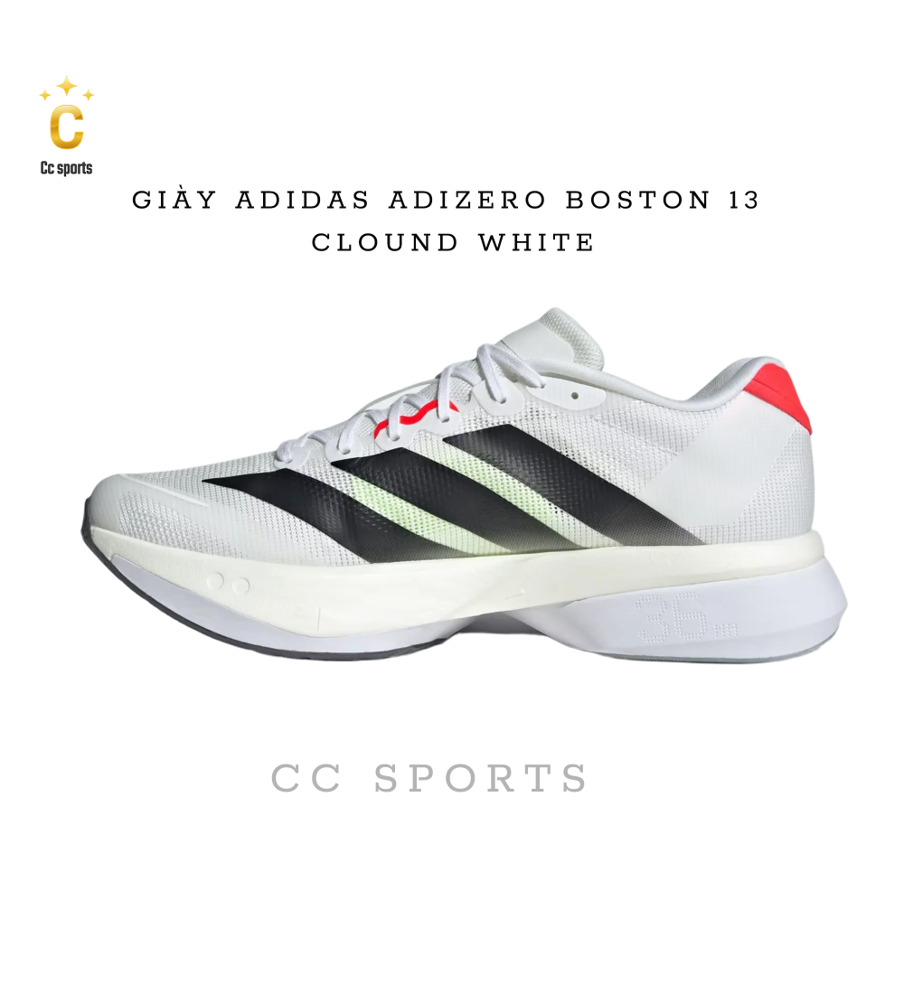 Giày Adidas Adizero Boston 13 ‘White’ JS4932