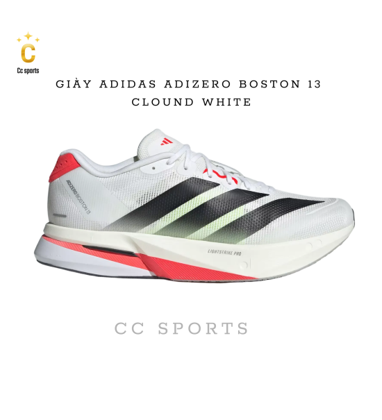 Giày Adidas Adizero Boston 13 ‘White’ JS4932