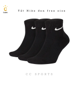 Tất Nike  Đen - Trắng Free  Size