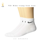 Tất Nike  Đen - Trắng Free  Size