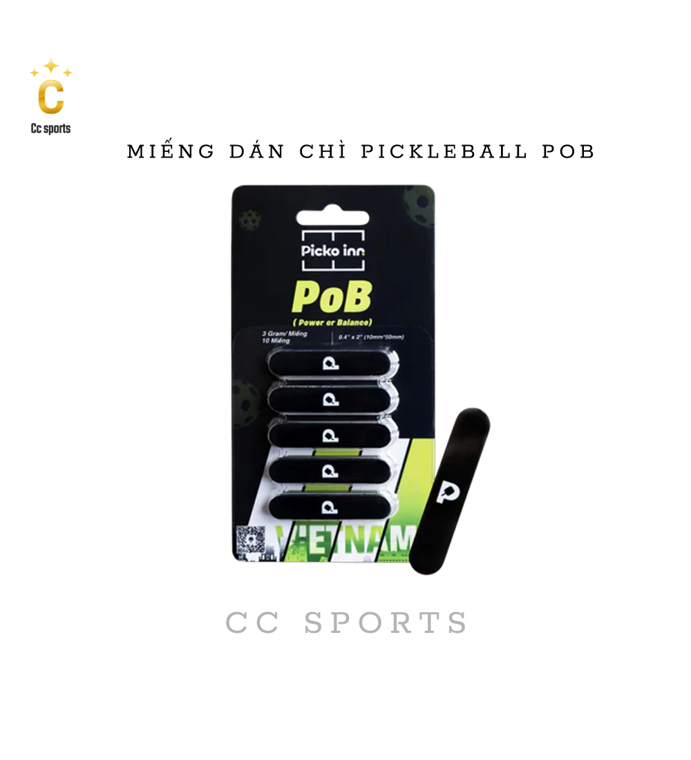 Miếng Dán Chì pickleball Pob