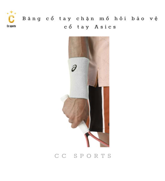 Băng cổ tay chặn mồ hôi bảo vệ cổ tay Asics