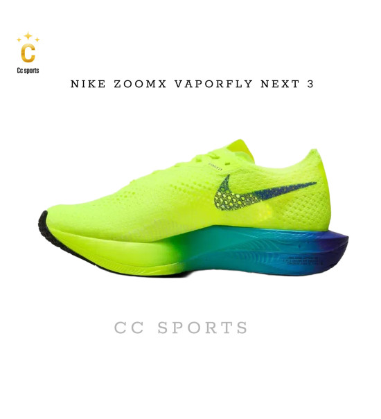 Giày Chạy Bộ NIKE ZOOMX VAPORFLY NEXT 3 Màu xanh neon