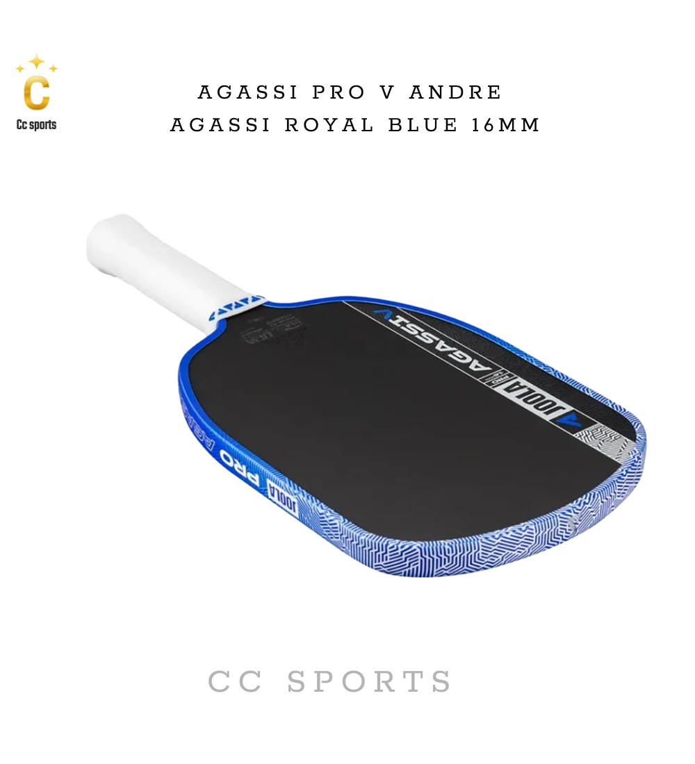 Agassi Pro V Andre Agassi Royal Blue 16mm