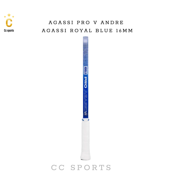 Agassi Pro V Andre Agassi Royal Blue 16mm