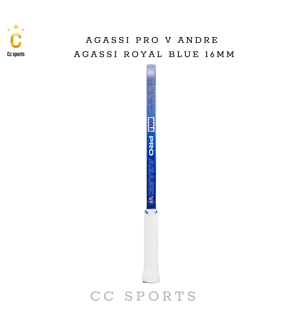 Agassi Pro V Andre Agassi Royal Blue 16mm