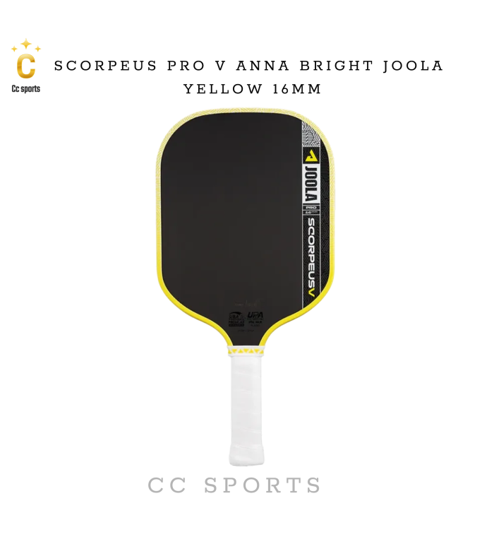 Scorpeus Pro V Anna Bright JOOLA Yellow 16mm