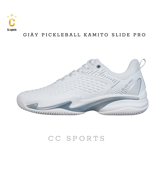 Giày Pickleball Kamito Slide Pro trắng