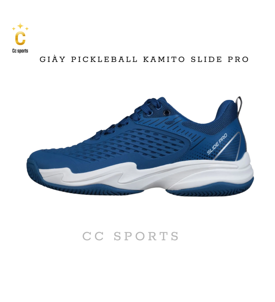 Giày Pickleball Kamito Slide Pro xanh đậm