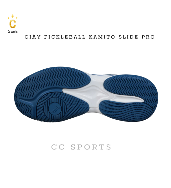Giày Pickleball Kamito Slide Pro xanh đậm