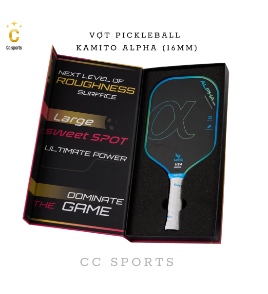 Vợt Pickleball Kamito Alpha (16mm)