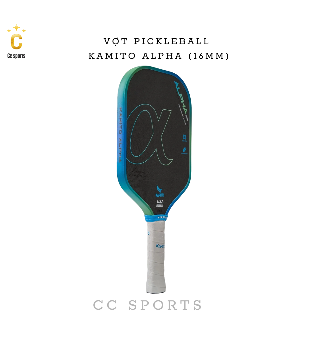 Vợt Pickleball Kamito Alpha (16mm)