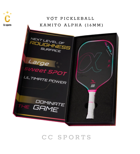 Vợt Pickleball Kamito Alpha (16mm)