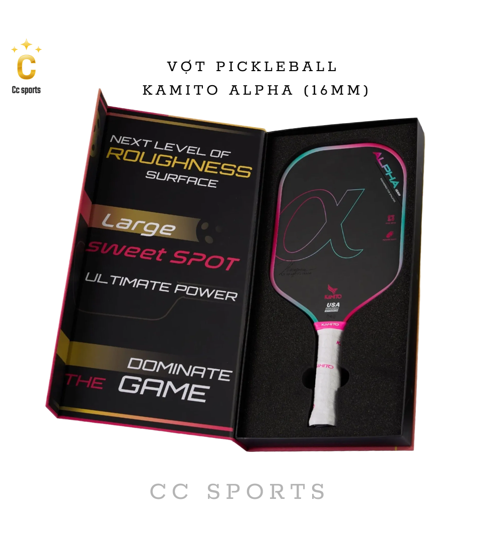 Vợt Pickleball Kamito Alpha (16mm)