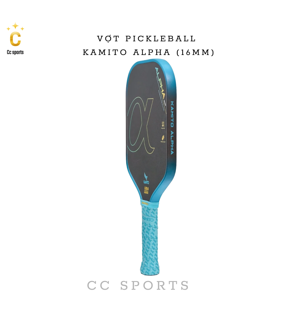 Vợt Pickleball Kamito Alpha (16mm)