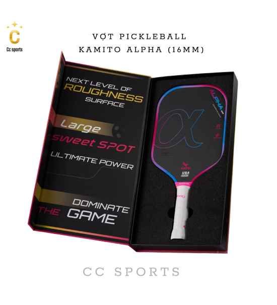Vợt Pickleball Kamito Alpha (14mm)