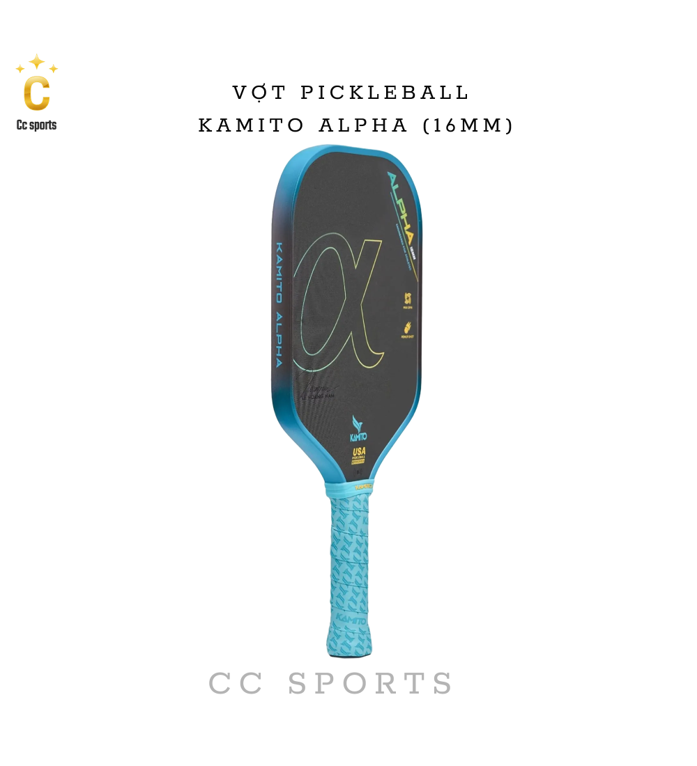 Vợt Pickleball Kamito Alpha (14mm)