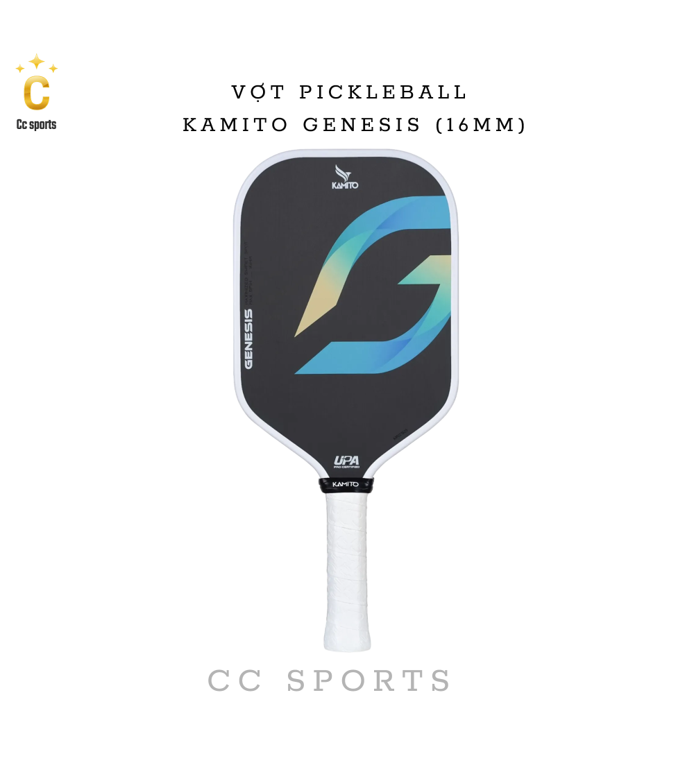 Vợt Pickleball Kamito Genesis 16mm