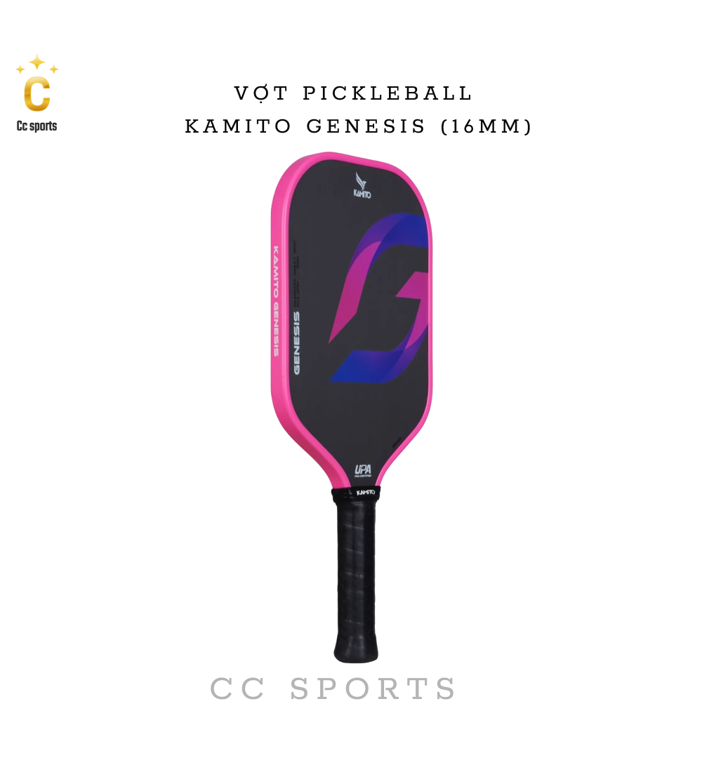 Vợt Pickleball Kamito Genesis 16mm