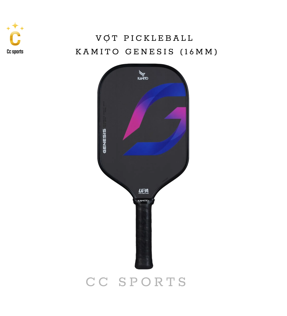 Vợt Pickleball Kamito Genesis 16mm