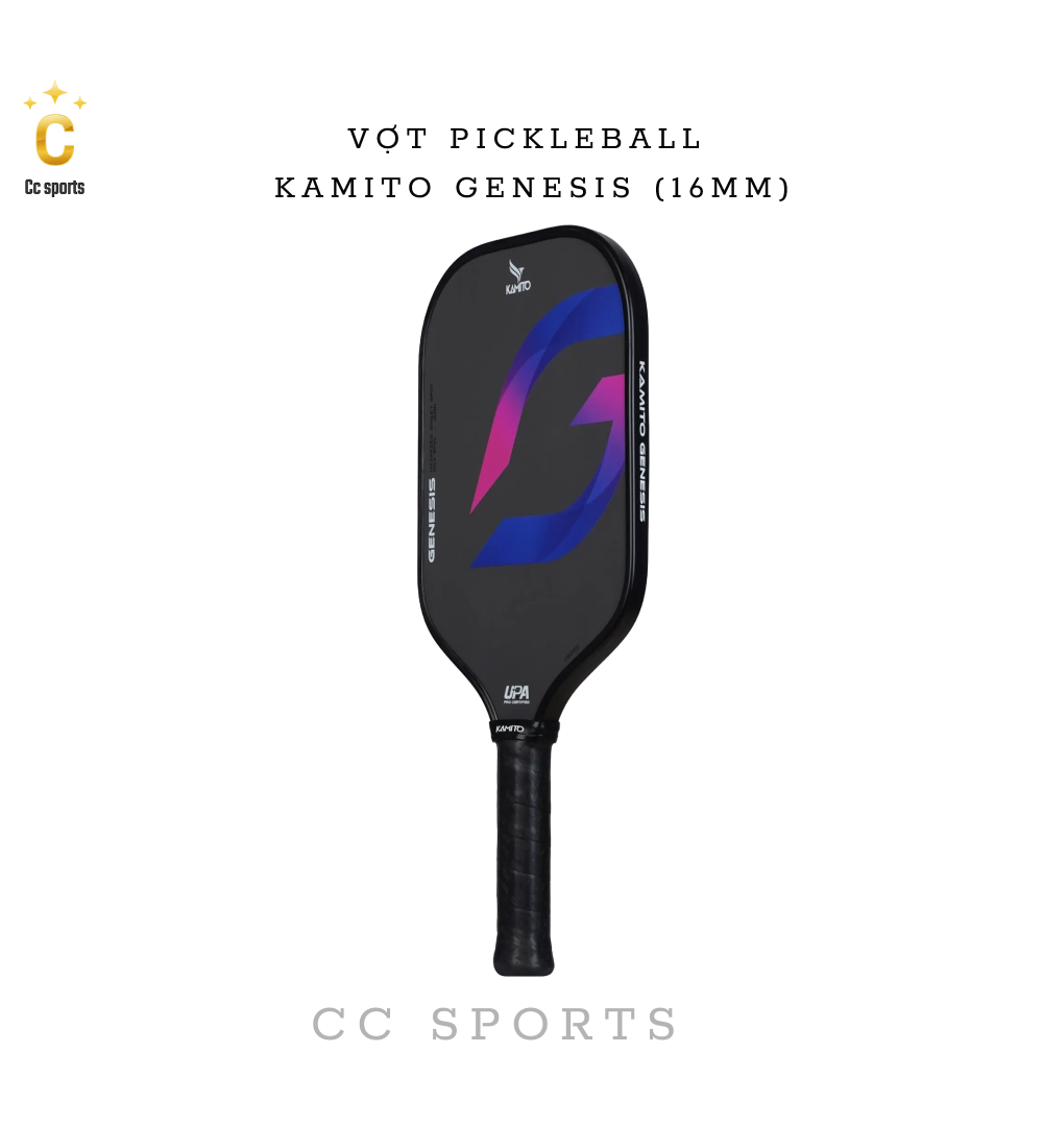 Vợt Pickleball Kamito Genesis 16mm