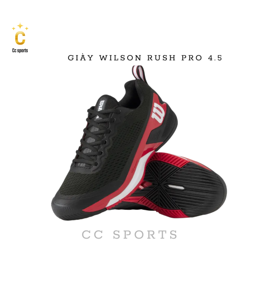 Giày Tennis/Pickleball Wilson Rush pro 4.5