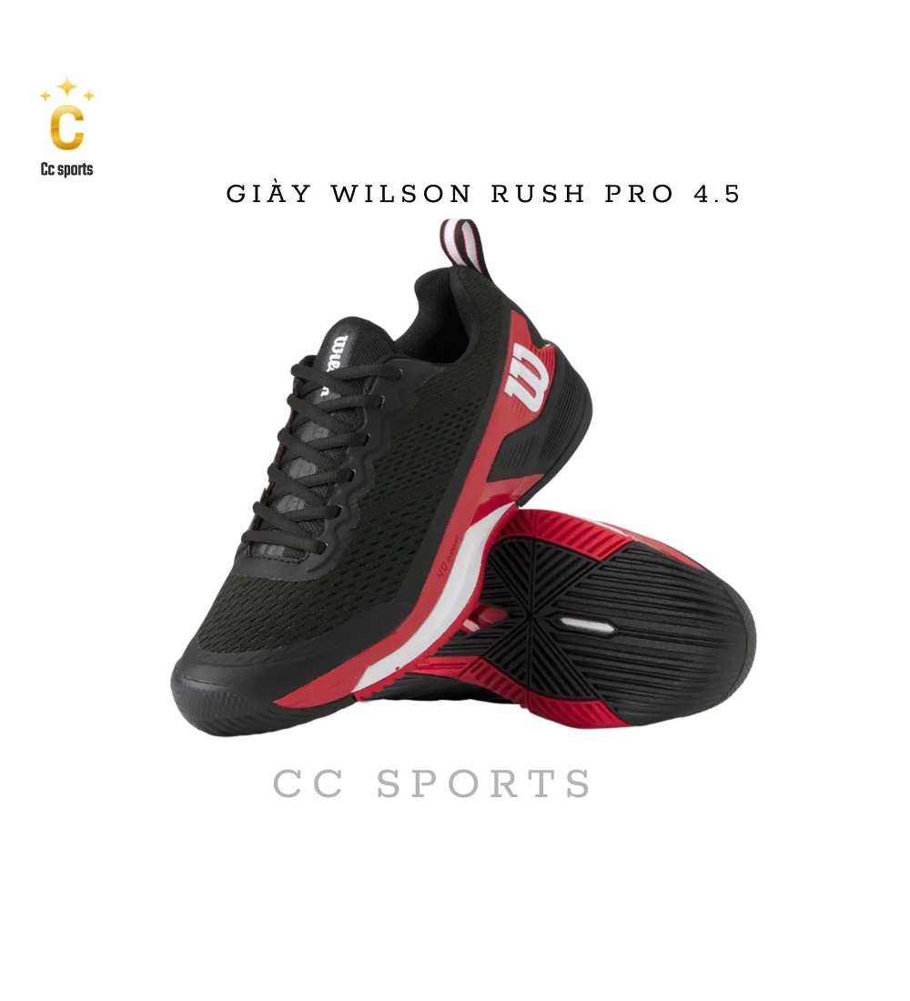 Giày Tennis/Pickleball Wilson Rush pro 4.5