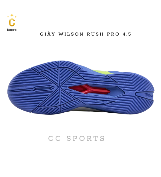 Giày Tennis/Pickleball Wilson Rush Pro 4.5