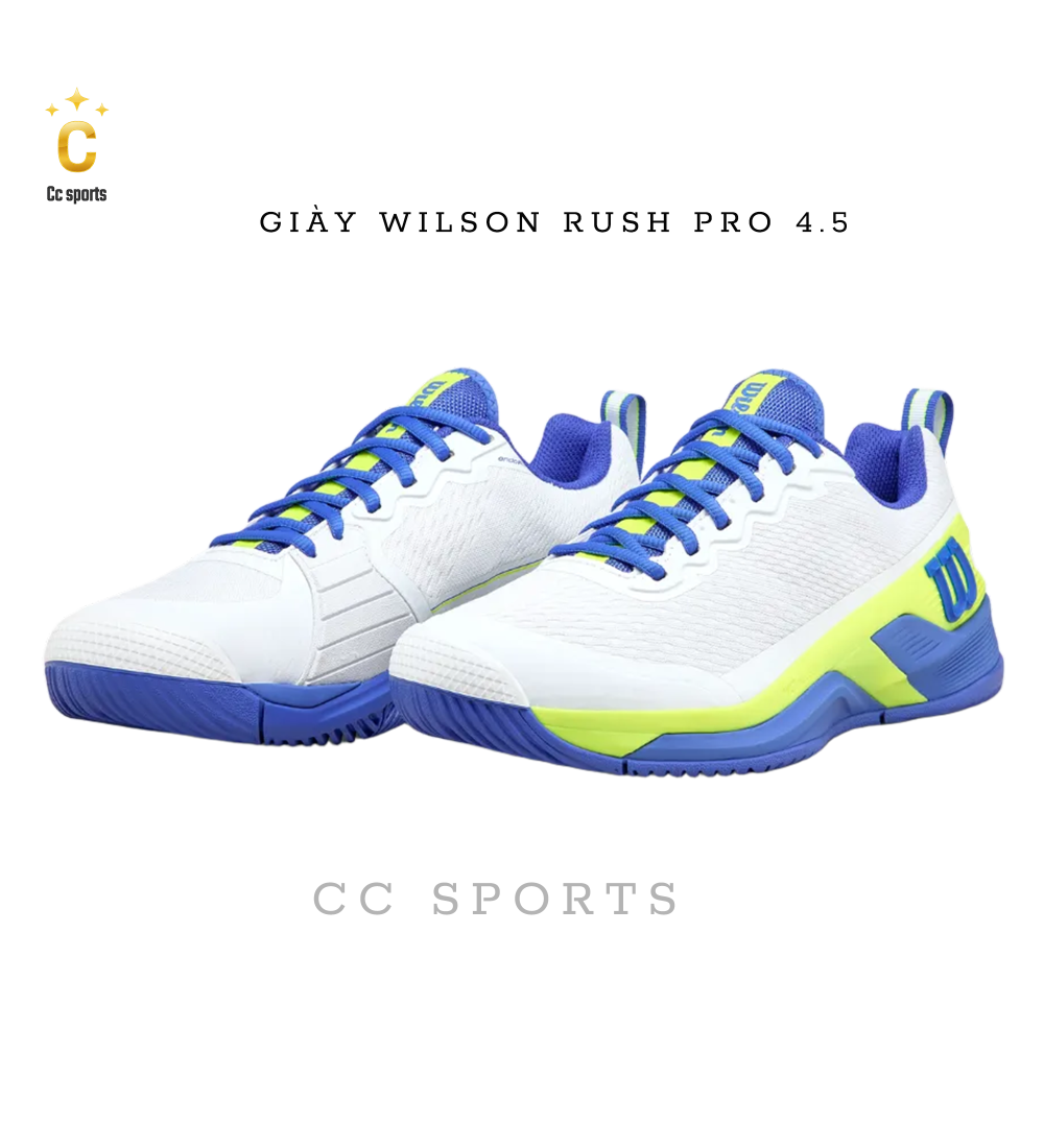 Giày Tennis/Pickleball Wilson Rush Pro 4.5