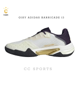Giày Tennis/Pickleball Adidas Barricade 13 ‘Core White’