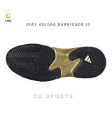 Giày Tennis/Pickleball Adidas Barricade 13 ‘Core White’