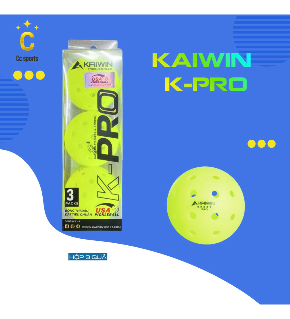 Bóng Thi Đấu Kaiwin K-Pro  3 quả