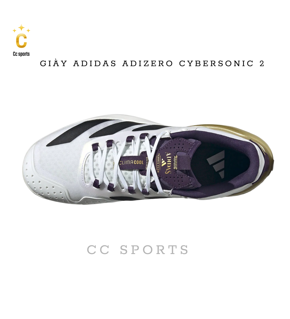 Giày Tennis/Pickleball Adidas Adizero Cybersonic 2
