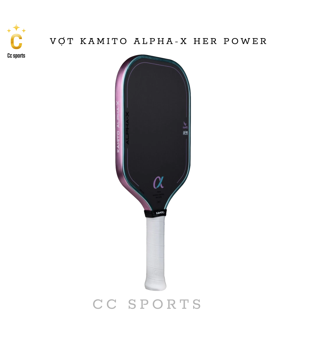 Vợt Pickleball Kamito Alpha-X Her Power
