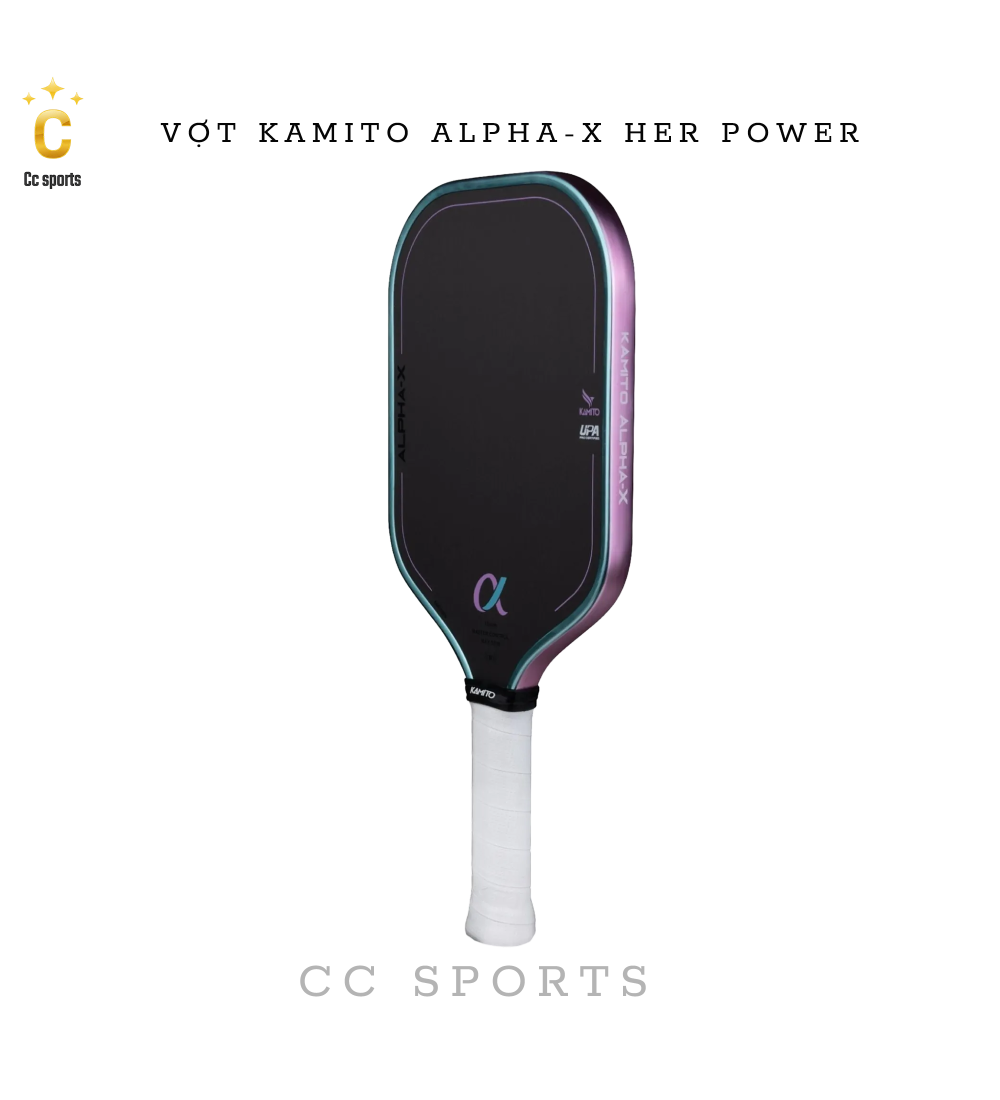 Vợt Pickleball Kamito Alpha-X Her Power