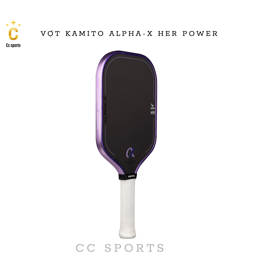 Vợt Pickleball Kamito Alpha-X Her Power