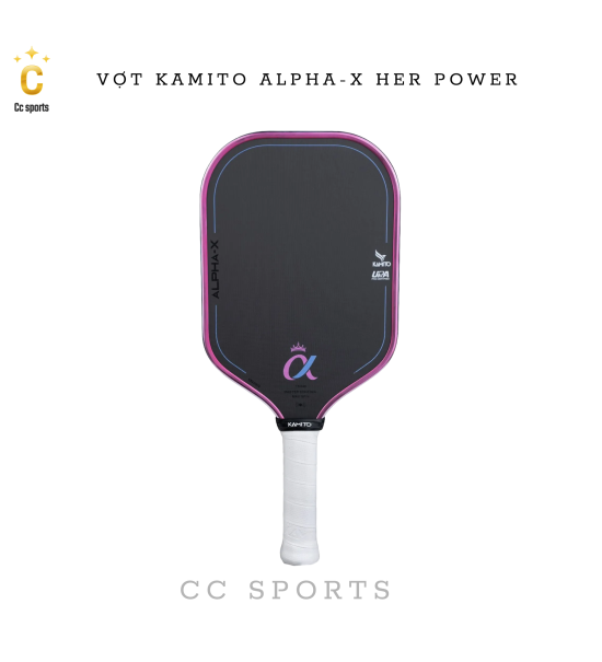 Vợt Pickleball Kamito Alpha-X Her Power