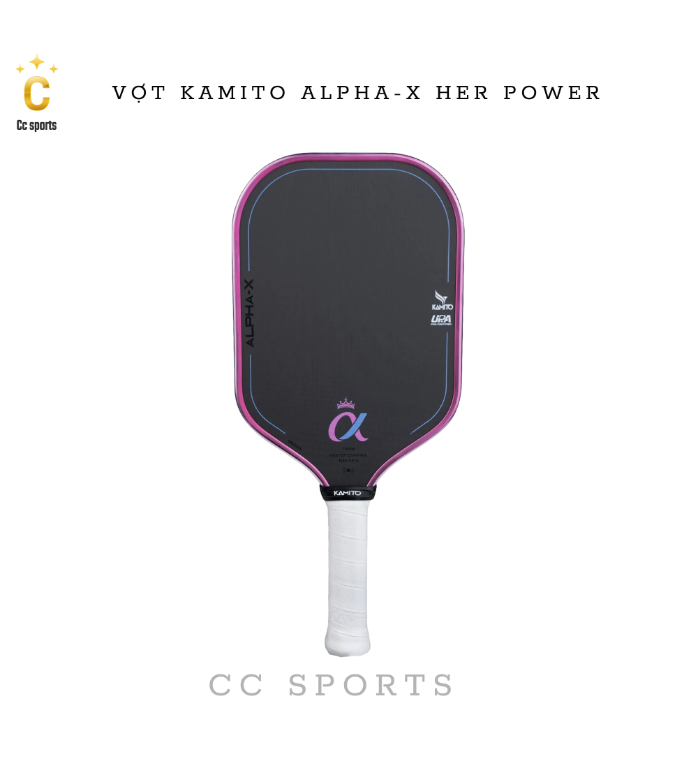 Vợt Pickleball Kamito Alpha-X Her Power
