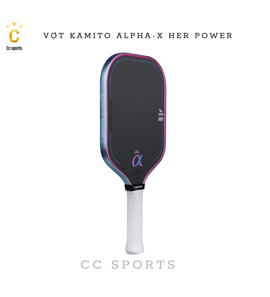 Vợt Pickleball Kamito Alpha-X Her Power