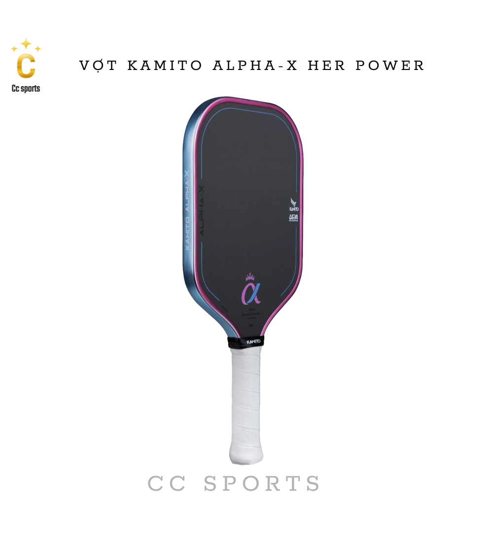 Vợt Pickleball Kamito Alpha-X Her Power