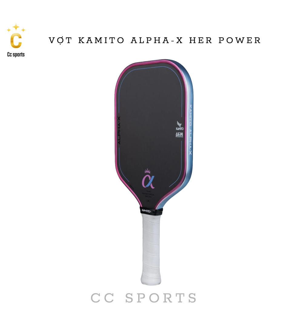 Vợt Pickleball Kamito Alpha-X Her Power