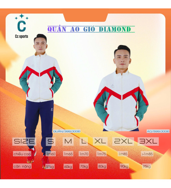 Áo Gió Thể Thao KAIWIN DIAMOND