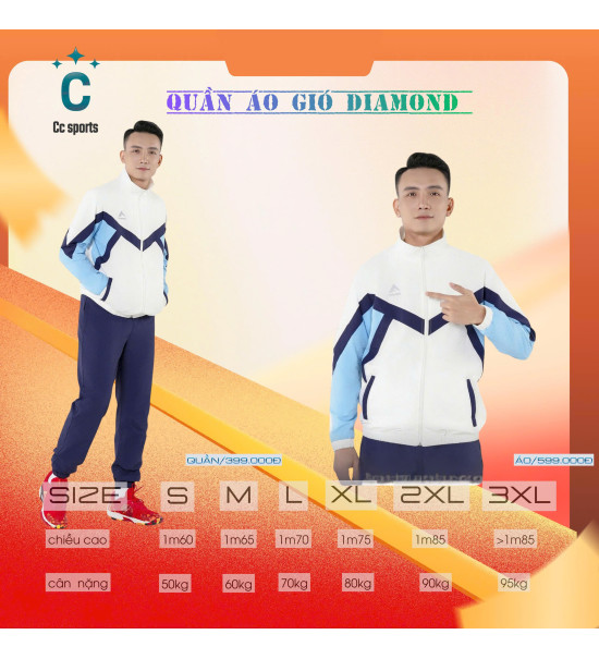 Áo Gió Thể Thao KAIWIN DIAMOND