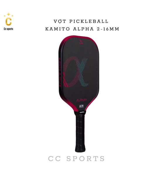 Vợt Pickleball Kamito Alpha 2 (16mm)