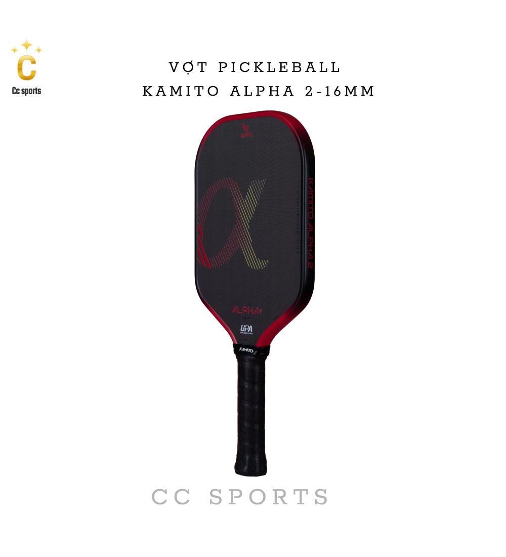 Vợt Pickleball Kamito Alpha 2 (16mm)