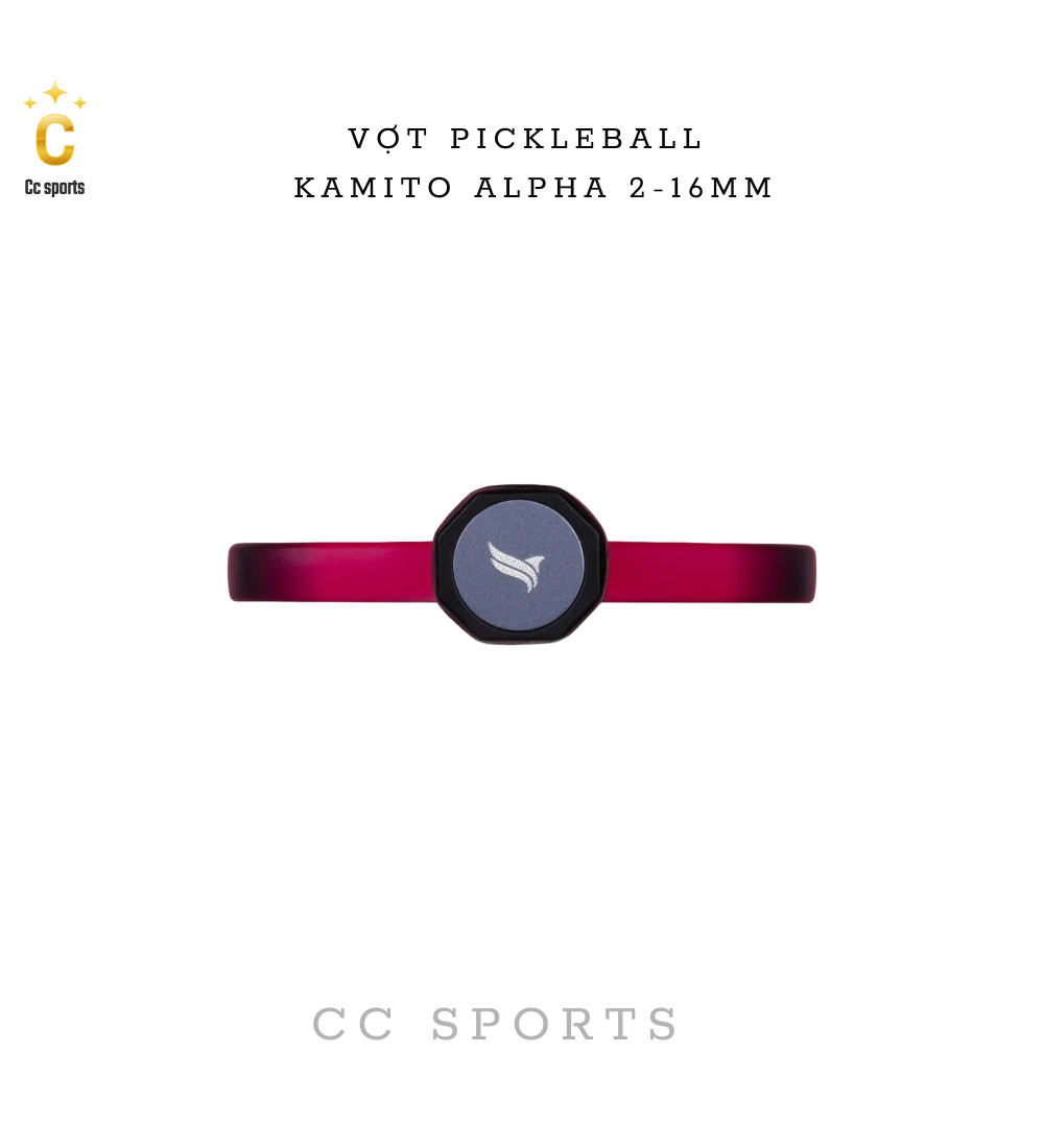 Vợt Pickleball Kamito Alpha 2 (16mm)